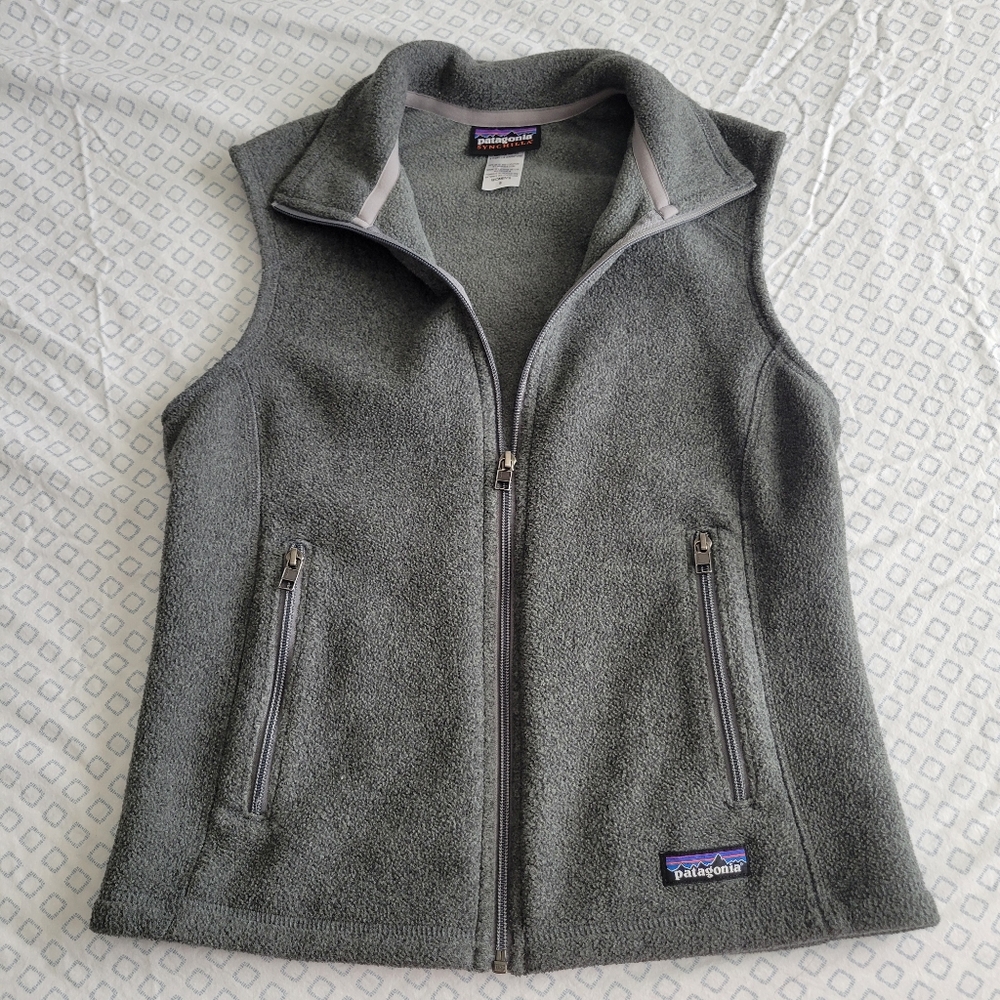 Patagonia women's Synchilla gray vest size small